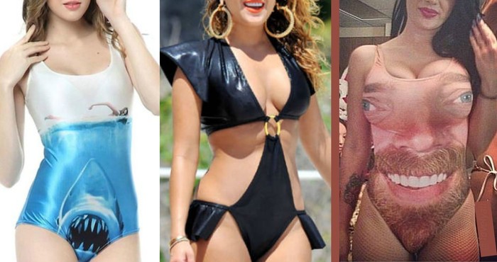 Необычные купальники Купальник, Девушки, Необычное, Длиннопост