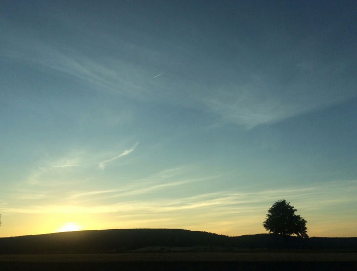 When the sun goes down - My, Sky, Sunset, Germany, No filters, The photo