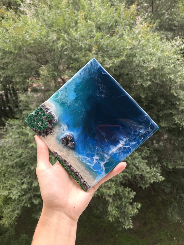 Some seas... ResinArt - My, Epoxy resin, Sea, Resin, Without description, Longpost