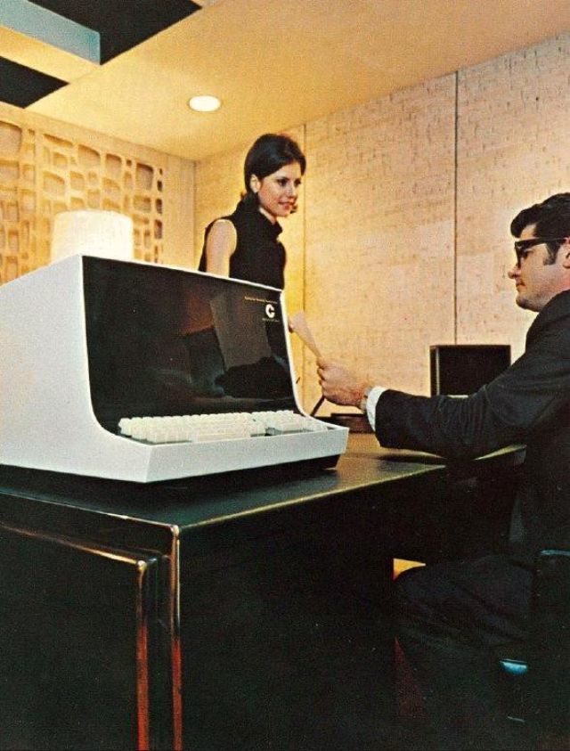 Office life in the 60s. - Office, Office weekdays, 60th, The photo, Longpost