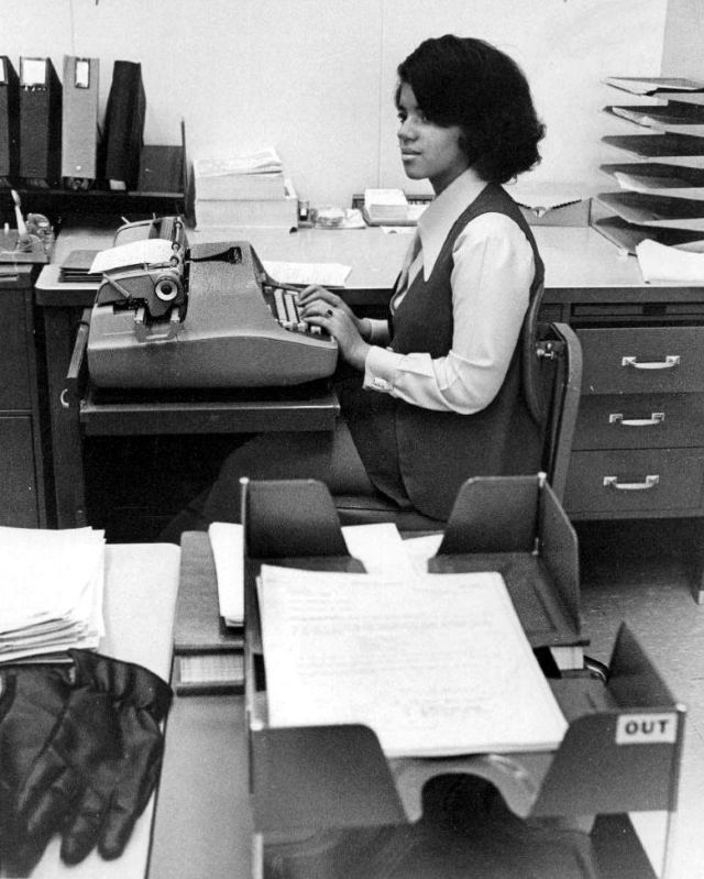 Office life in the 60s. - Office, Office weekdays, 60th, The photo, Longpost