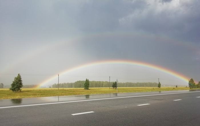 Double Rainbow - My, Nature, Rainbow