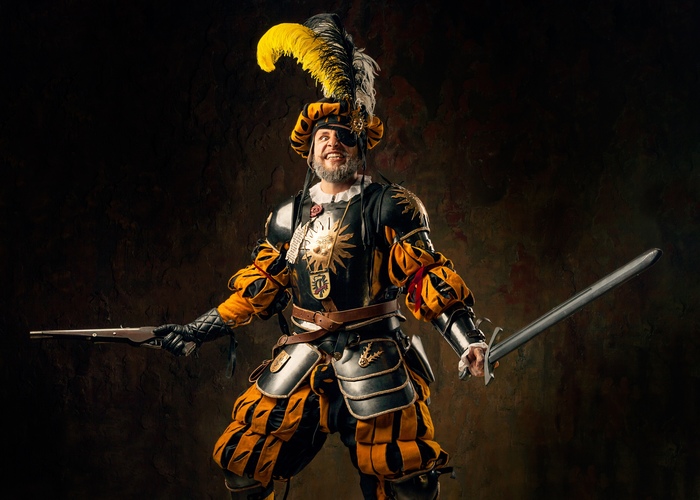 Warhammer FB - Empire Lieutenant Klaus Vogel - My, Omega N, Cosplay, The photo, Warhammer, Warhammer fantasy battles