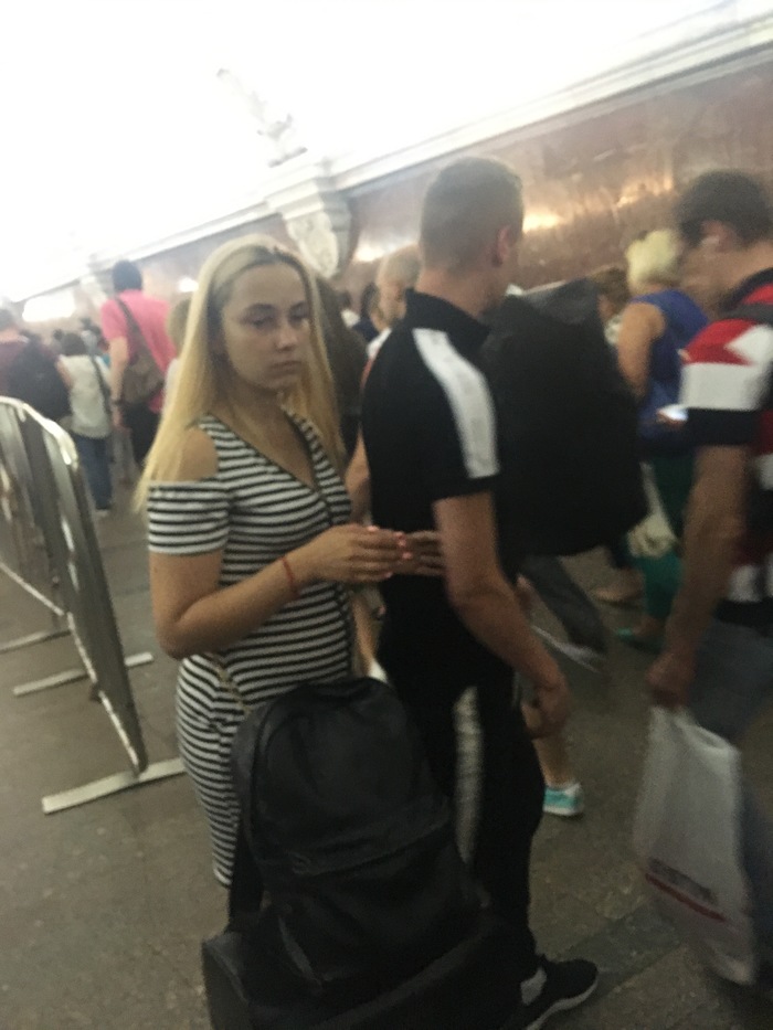 Again beggars. Metro Komsomolskaya - My, Beggars, Beggars on the subway, Longpost