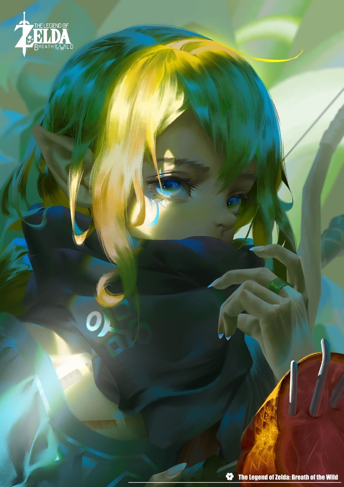 Art by Xiang Liu - , Art, Anime, The legend of zelda, Anime art, Longpost