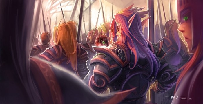 Blood Elves by JMXD.