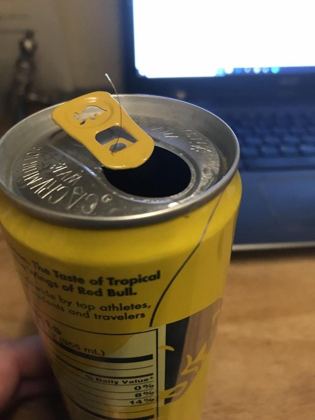 I wear a mustache and this is how Red Bull REALLY cheered me up this morning... - Red bull, Усы, Pain, Reddit