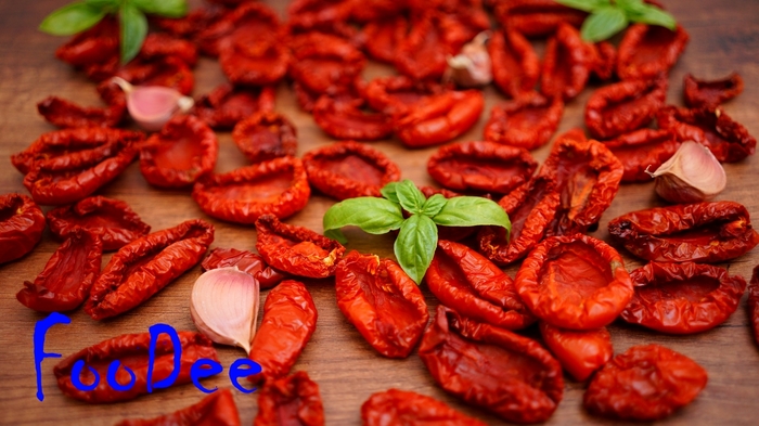 Dried tomatoes in the oven - My, Tomatoes, Snack, Tomato, , Video, Longpost