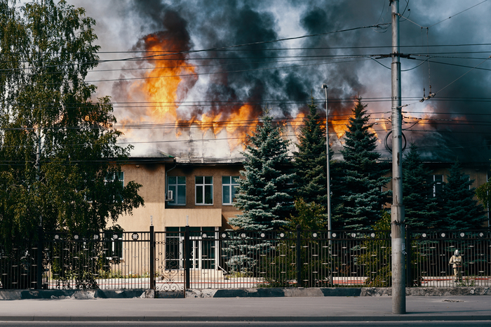 Man's work. - My, Fire, Firefighters, Ministry of Emergency Situations, Fire, Lipetsk, Longpost, Reportage