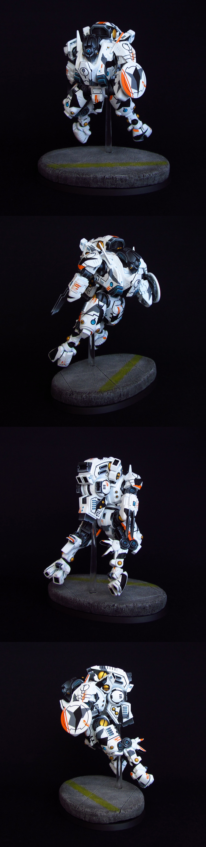 XV95 Ghostkeel - My, Warhammer 40k, Wh miniatures, Tau, Miniatures, Miniature, Painting, Longpost