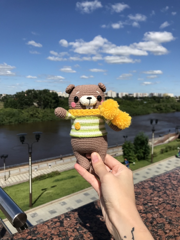 Hello World! - My, Knitted toys, Amigurumi, Friday, Longpost, Friday tag is mine