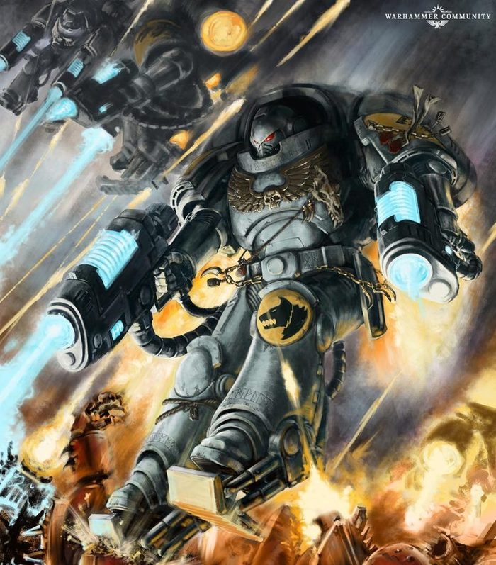 Primaris Space Marine - Warhammer 40k, Space wolves, , , 