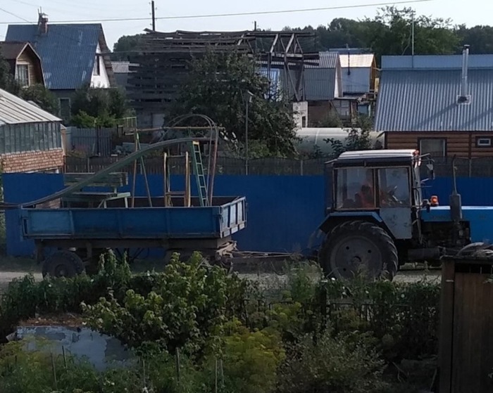 A deputy from the Novosibirsk region dismantled the playground and moved it to his garden partnership - Swing, Krasnoobsk, Novosibirsk, Theft, news, Politics, Longpost, Theft