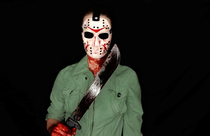 Jason Woorhees cosplay - Моё, Косплей, Грим, Бодиарт, Алматы, Джейсон Вурхис