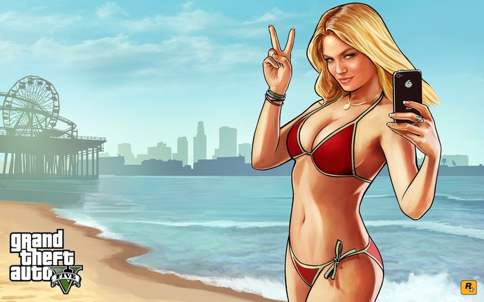 On the topic of yesterday's art picture - Gta 5, Rockstar