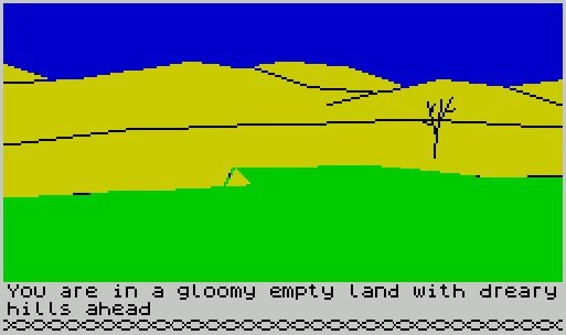 The Hobbit. Passage. - The hobbit, 1982, Passing, Computer games, Retro Games, Zx spectrum, Video, Longpost