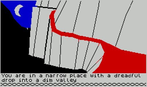 The Hobbit. Passage. - The hobbit, 1982, Passing, Computer games, Retro Games, Zx spectrum, Video, Longpost