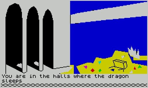 The Hobbit. Passage. - The hobbit, 1982, Passing, Computer games, Retro Games, Zx spectrum, Video, Longpost