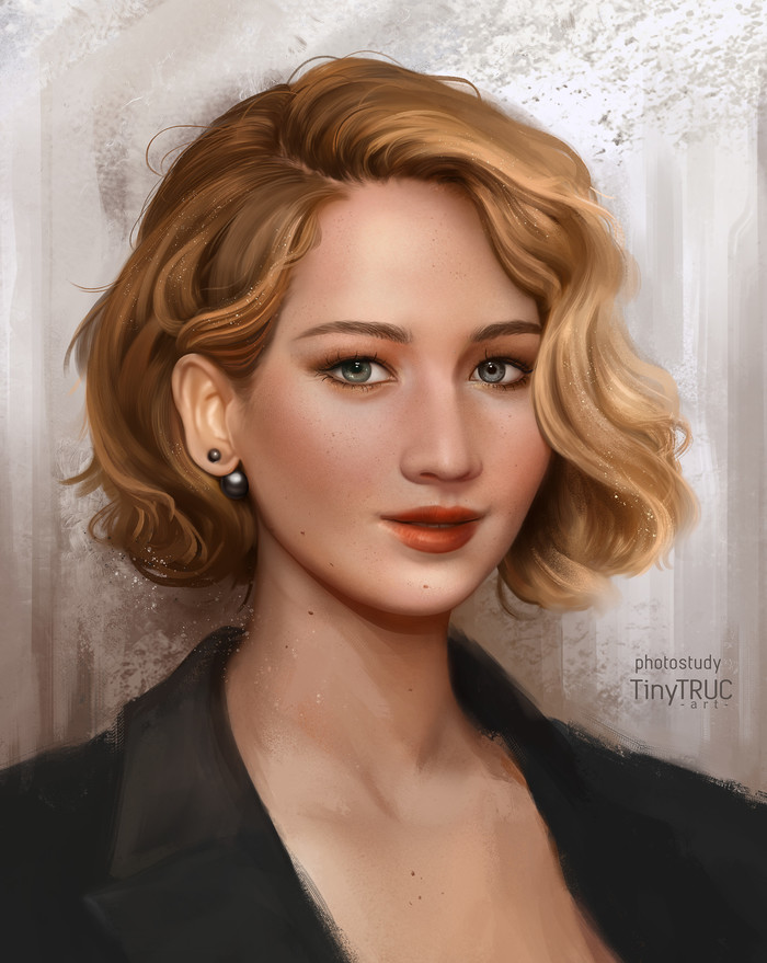 Jennifer lawrence - , Art, Portrait, Drawing, Jennifer Lawrence, Actors and actresses