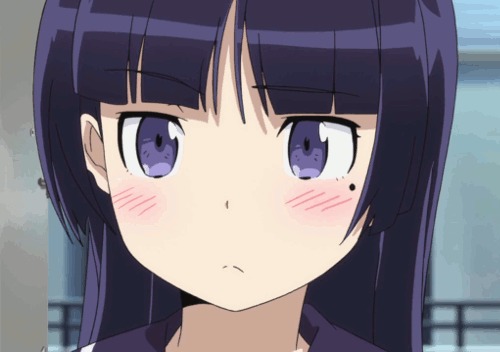 GIF-ки из из Ore no Imouto ga Konna ni Kawaii Wake ga Nai Аниме, Oreimo, Kirino Kousaka, Kuroneko, Gokou Ruri, Makishima Saori, Gif анимация, Гифка, Длиннопост