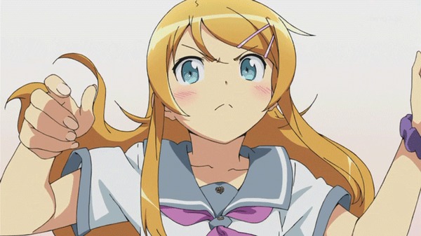 GIF-ки из из Ore no Imouto ga Konna ni Kawaii Wake ga Nai Аниме, Oreimo, Kirino Kousaka, Kuroneko, Gokou Ruri, Makishima Saori, Gif анимация, Гифка, Длиннопост