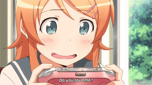 GIF-ки из из Ore no Imouto ga Konna ni Kawaii Wake ga Nai Аниме, Oreimo, Kirino Kousaka, Kuroneko, Gokou Ruri, Makishima Saori, Gif анимация, Гифка, Длиннопост