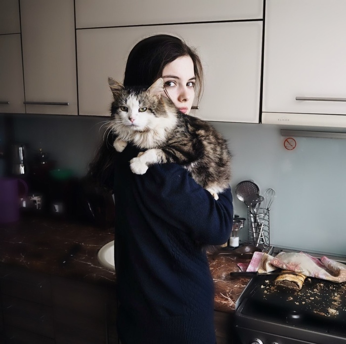 Девушка и котики #32.0