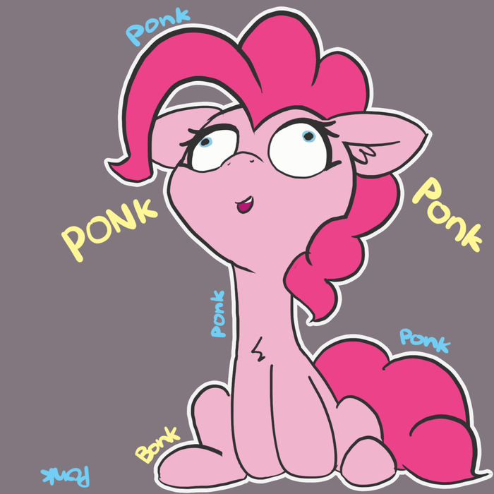 Pinkie Thinks My Little Pony, Pinkie Pie, Ponyart
