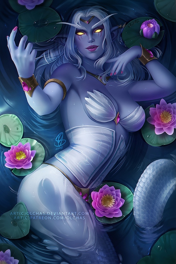 Queen Azshara Art , Olchas, WOW, World of Warcraft, Warcraft, , Azshara