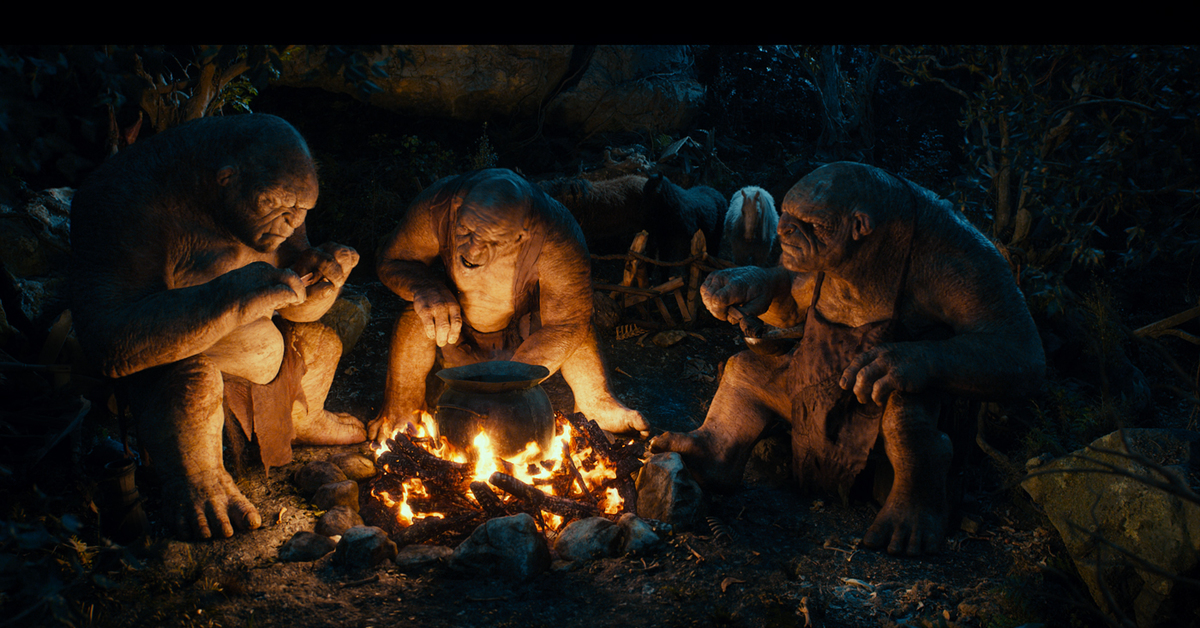 сцена с гоблинами. хоббит нежданное путешествие гоблины. сцена с гоблинами. тролль из властелина колец. орки властелин колец и хоббит.