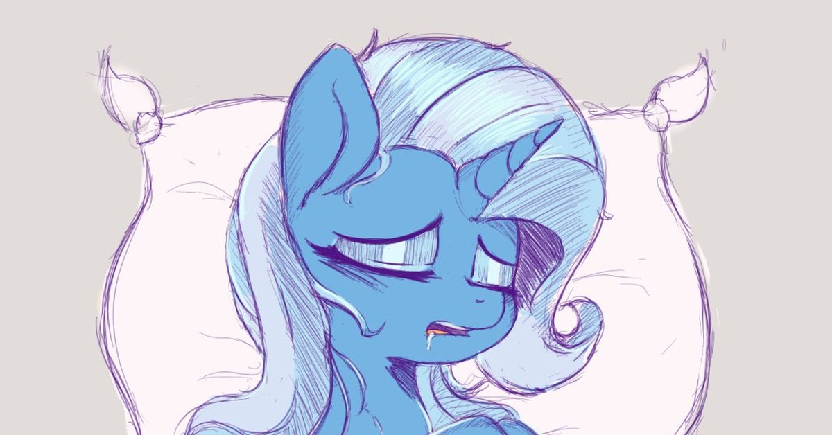 Sleepy town pony