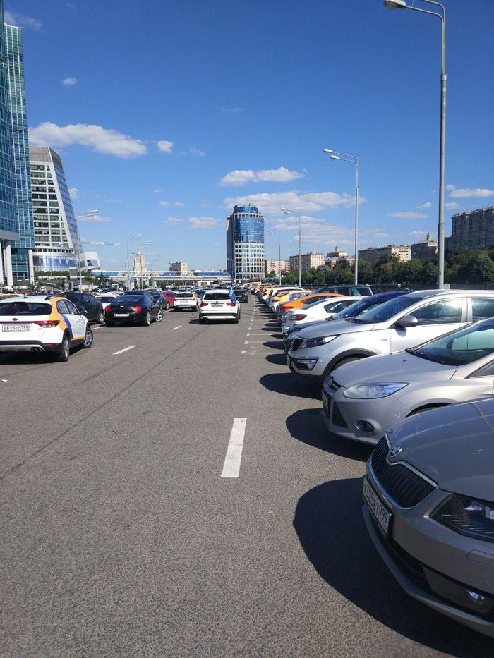 Parking Moscow City - My, Success, Moscow City, Car sharing, Longpost