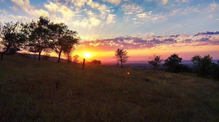 Малиновый закат