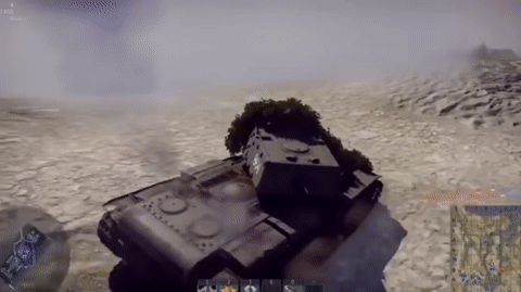 Ouch...! - Tanks, Have arrived, GIF, War thunder