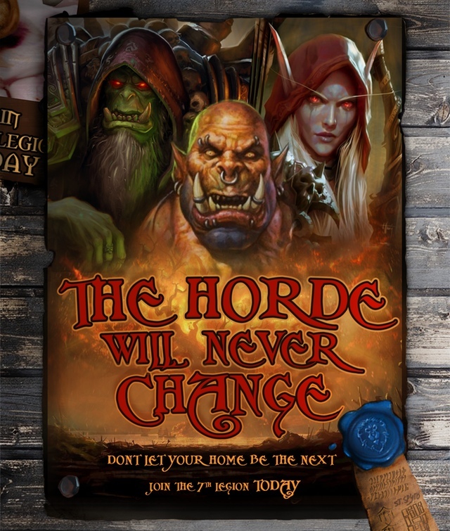 And again the propaganda of the Alliance - World of warcraft, Battle for Azeroth