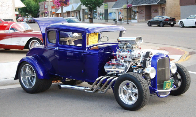 Purple Hot Rod Hemi - Auto, Hot Rod, Hemi, Classic