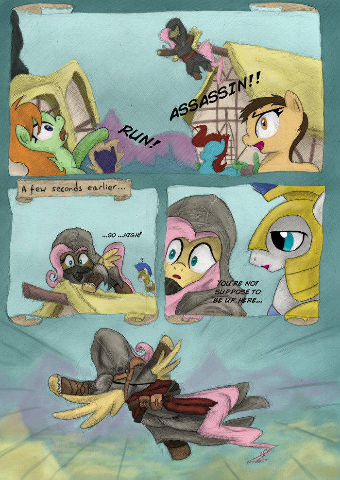  My Little Pony, Fluttershy, , Assassins Creed
