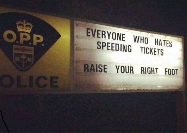 Canadian police joke - Canada, Police, Banner, Fine