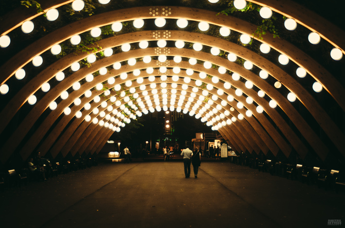 Cozy August evening in Sokolniki - My, Sokolniki, Evening, The photo, Square Sense