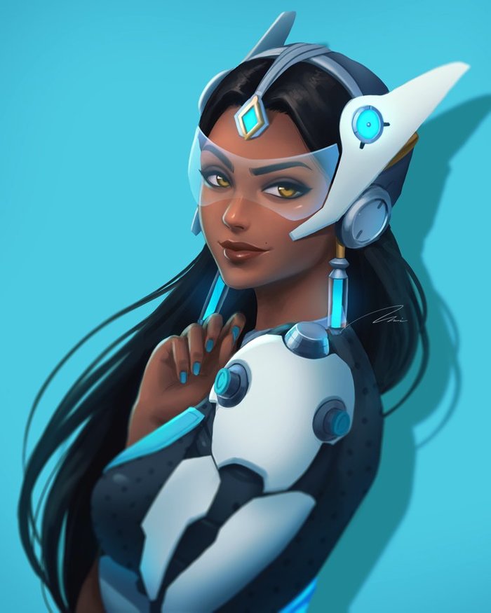 Symmetra by umigraphics - Overwatch, Symmetra, Art, , Umigraphics, Girls