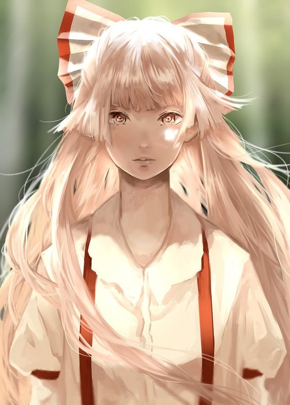 Fujiwara no Mokou , Anime Art, Touhou, Fujiwara no Mokou, Touya tottoo-to