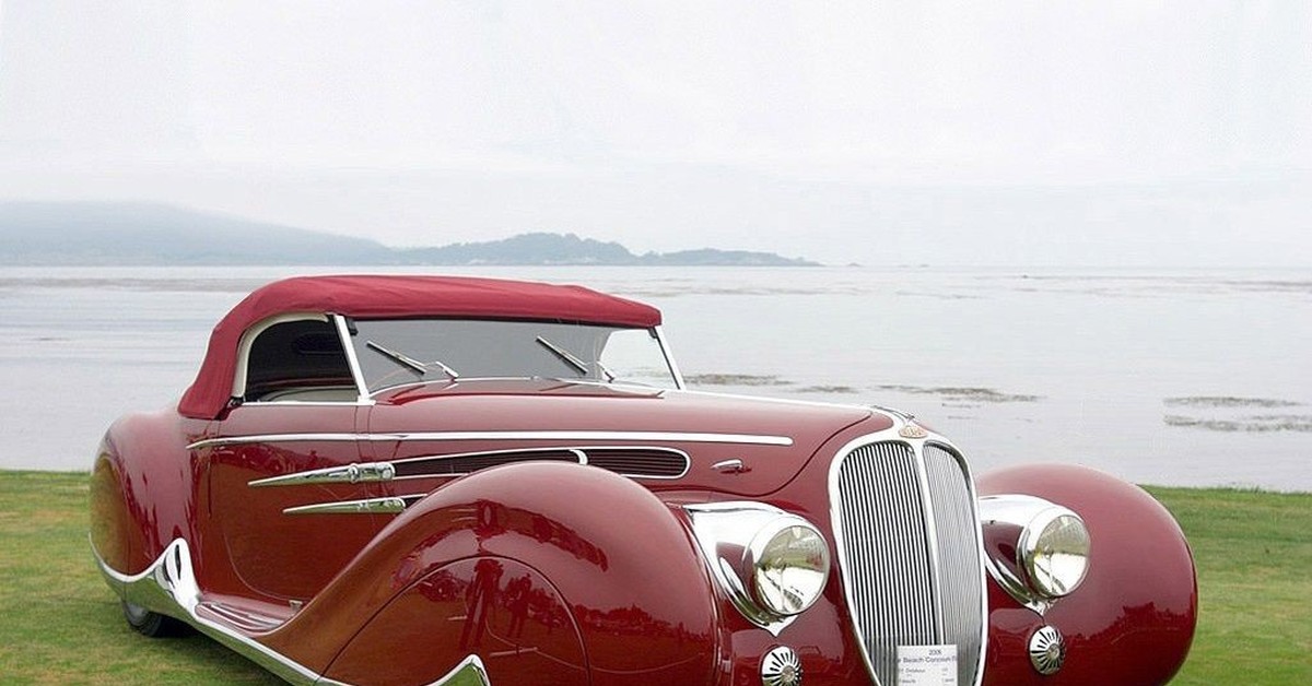 Delahaye 175 с фотомоделью