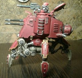 Чет давненько мехов не было... - Моё, Warhammer 40k, Adeptus Mechanicus, Onager Dunecrawler, Wh miniatures