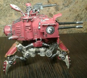 Чет давненько мехов не было... - Моё, Warhammer 40k, Adeptus Mechanicus, Onager Dunecrawler, Wh miniatures