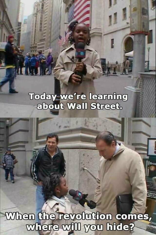 Reporting on Wall Street - Reportage, Twitter, Honestly stolen, Wall Street