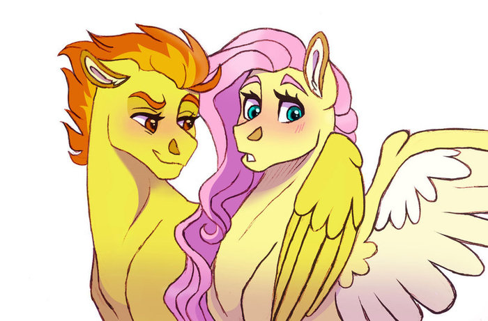 Да забей ты на эту Дэш - My Little Pony, Fluttershy, Spitfire, MLP Lesbian, Шиппинг