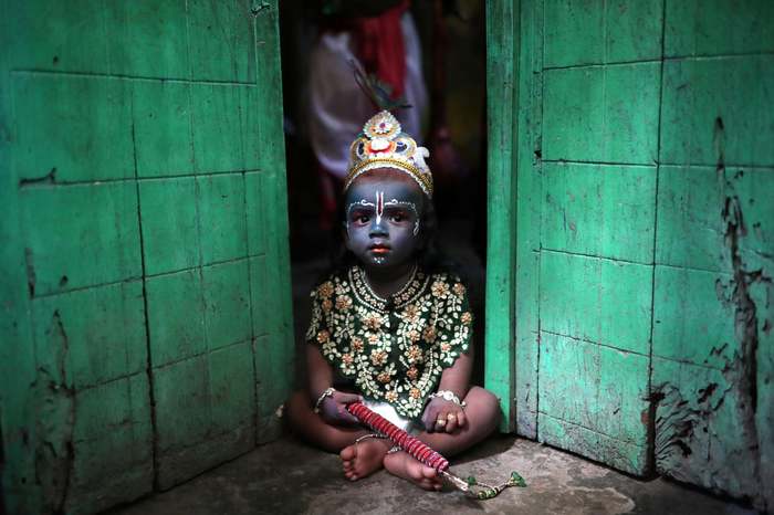 Young Krishna - Birthday, The festival, Children, The photo, Krishna