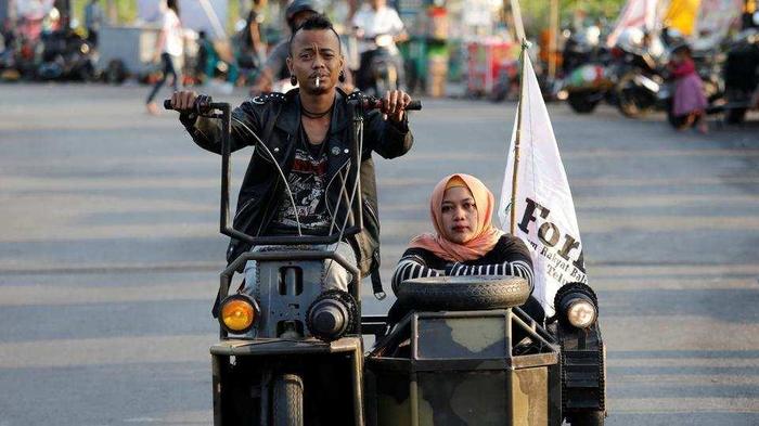 Show of custom bikes. Indonesia - , , Indonesia, Longpost, Motofestival