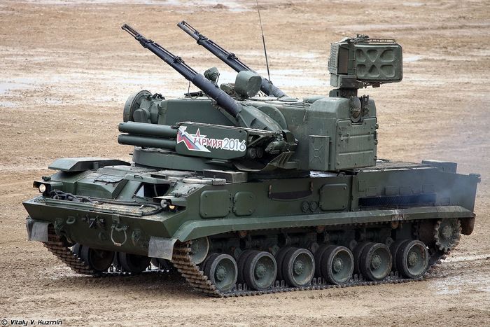 2S6M Tunguska-M - anti-aircraft missile and gun system - Tunguska, Army, Technics, Longpost, Video, Armament