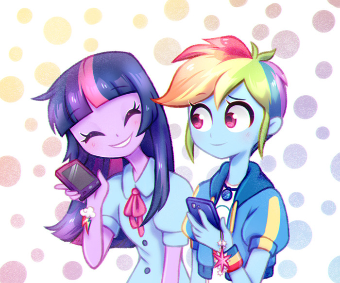 Trinkets My Little Pony, Equestria Girls, Twilight Sparkle, Rainbow Dash, Jumblehorse